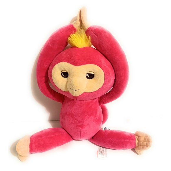 Fingerlings Hugs Bella Pink Interactive Talking Plush Baby Monkey 19” - Picture 2 of 7